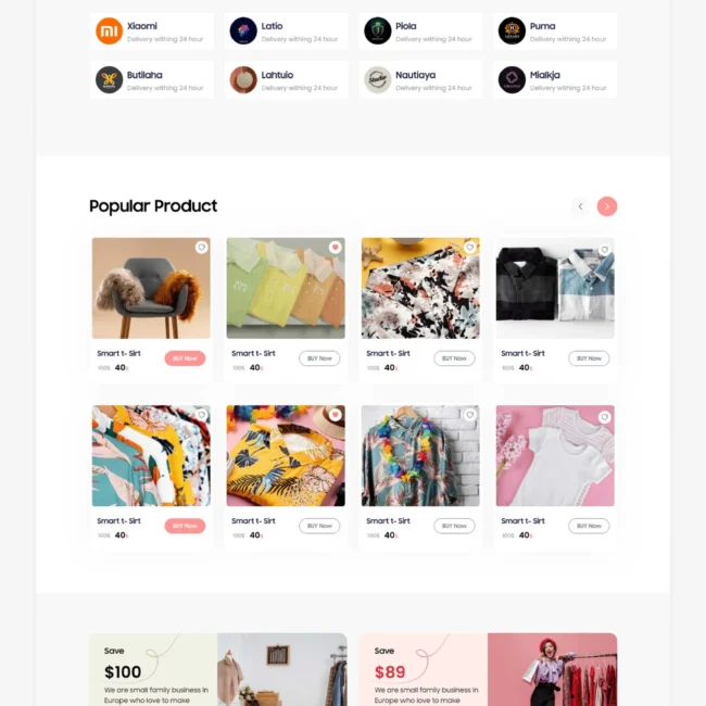 Ecommerce Website
